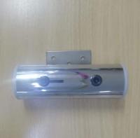 Нога меб L-170 Ф50 Хром серая заглушка Нога меб L-170 Ф50 Хром серая заглушка